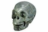Realistic, Shimmering Labradorite Skull - Madagascar #382025-2